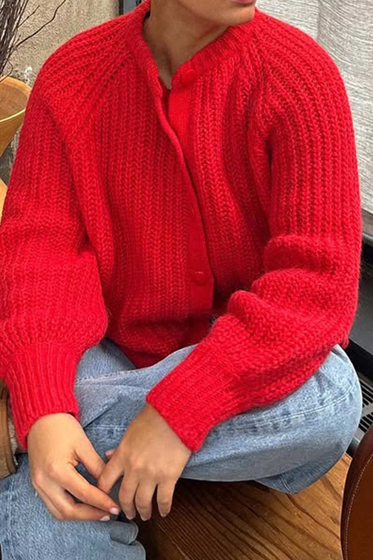 Women's Cardigan with Buttons