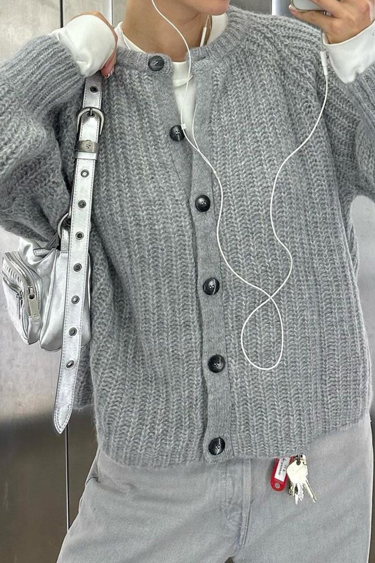 Women's Cardigan with Buttons