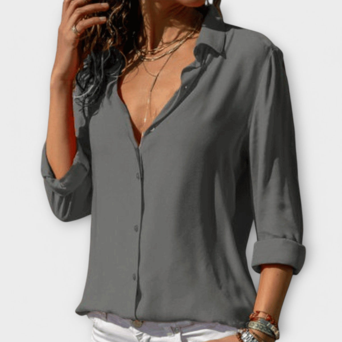 Women's Chic Blouse for Office & Evening Wear