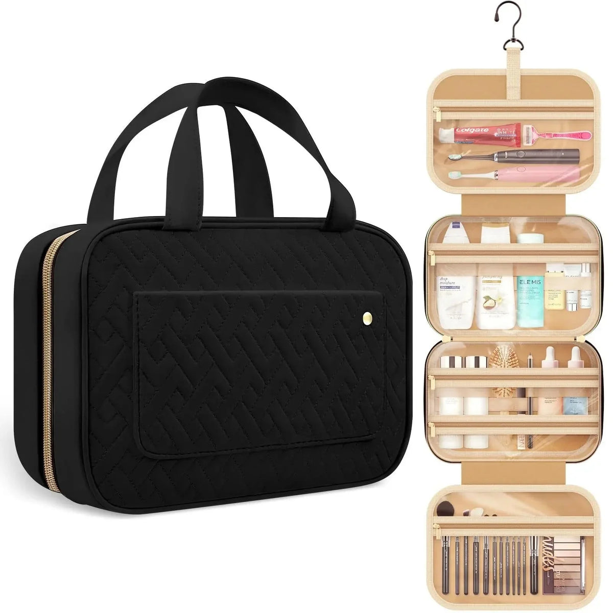 Women's Compact Travel Toiletry Bag