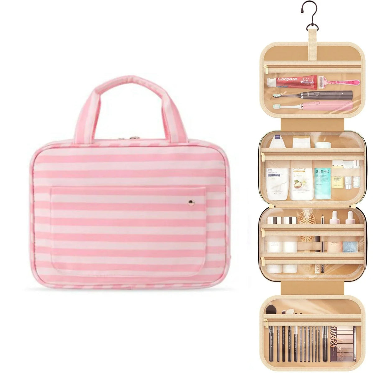 Women's Compact Travel Toiletry Bag