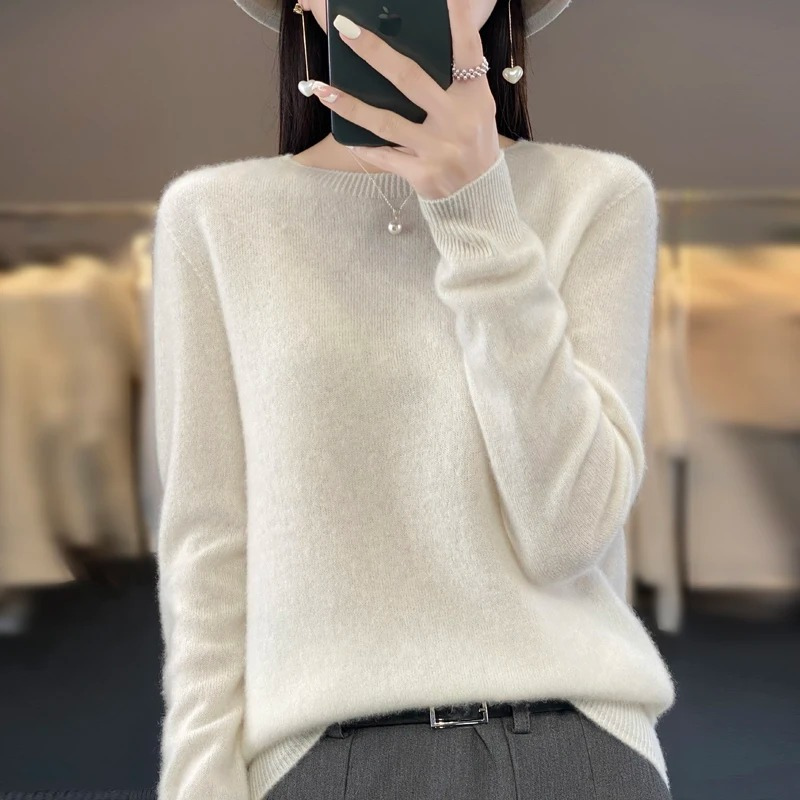 Women's Crew Neck Sweater - Stylish, Soft and Comfortable