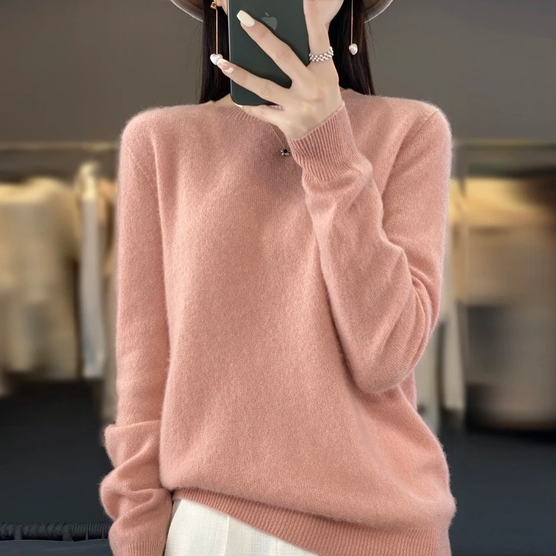 Women's Crew Neck Sweater - Stylish, Soft and Comfortable