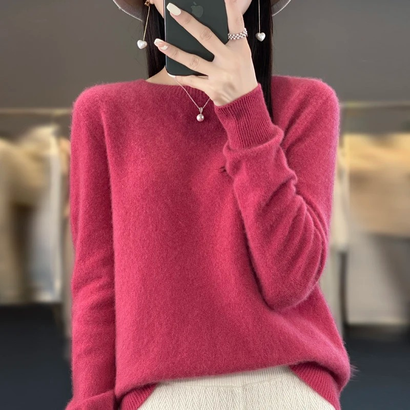 Women's Crew Neck Sweater - Stylish, Soft and Comfortable