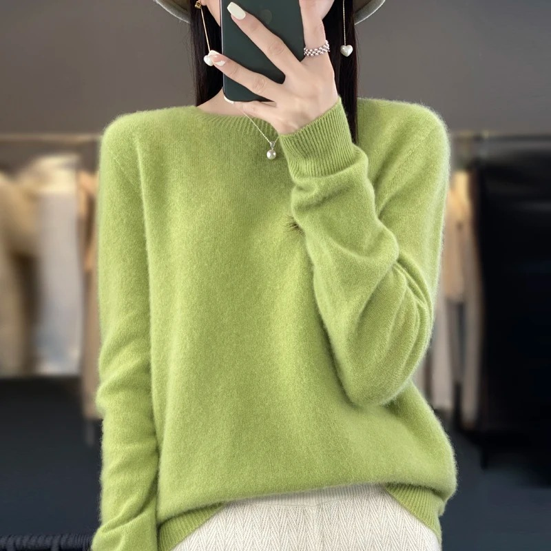 Women's Crew Neck Sweater - Stylish, Soft and Comfortable