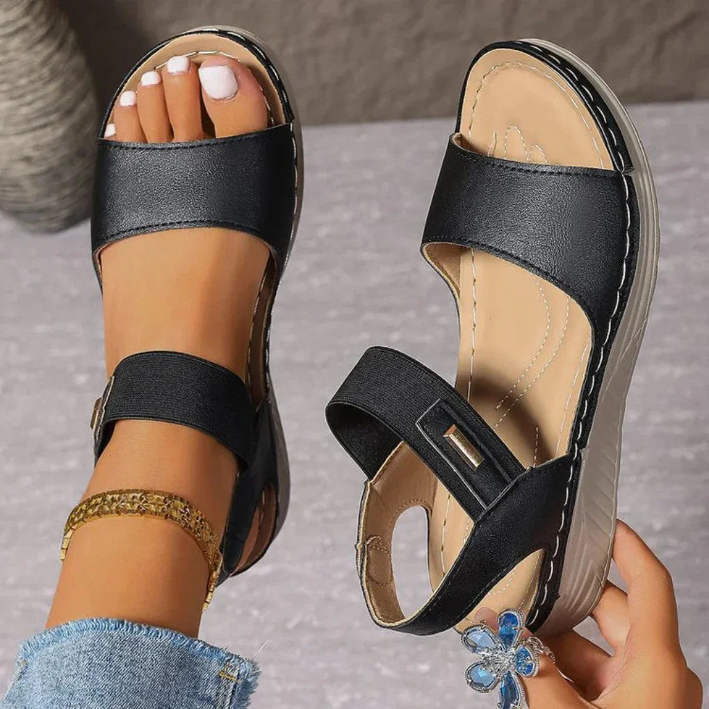 Women's Cushioned Open-Toe Sandals