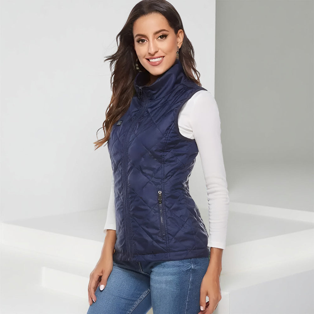 Women's Electrically Heated Vest for Winter and Outdoors