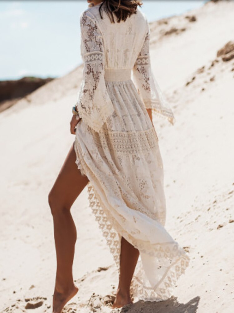 Women's Elegant Bohemian Summer Maxi Dress