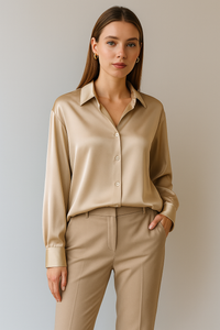 Women's Elegant, Luxurious and Versatile Shirt - Perfect for Autumn