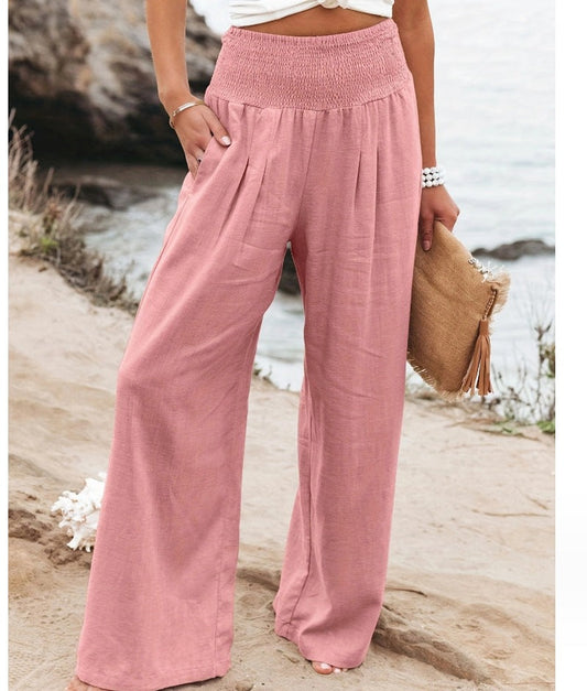 Women's Elegant Stretchy Palazzo Pants
