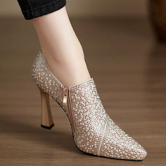 Women's Embellished Pointed-Toe Stiletto Heels