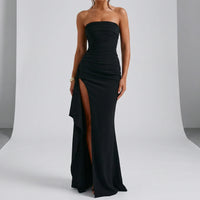 Women's Evening Dress with High Slit – Elegant and Flattering Maxi Dress