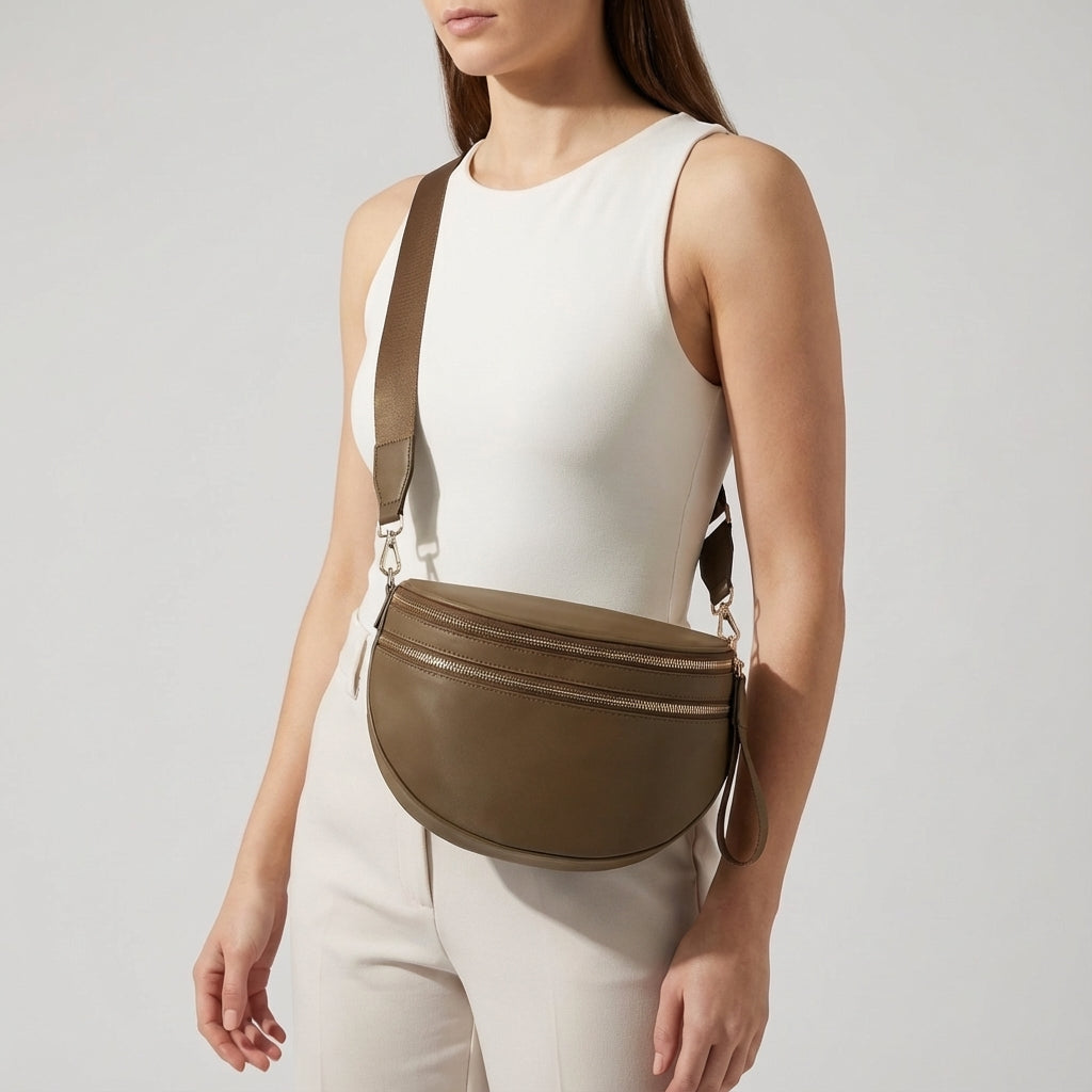Women's Everyday Plaid Crossbody Shoulder Bag