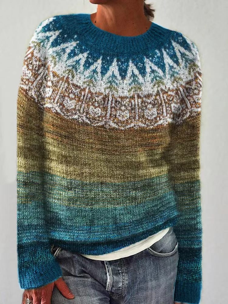 Women's Fair Isle Crewneck Sweater