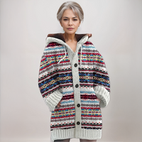 Women's Fair Isle Hooded Cardigan: Timeless Style & Coziness