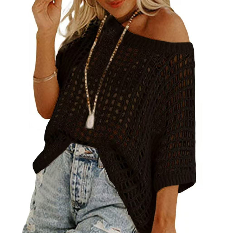 Women's Fishnet Short Sleeve T-Shirt
