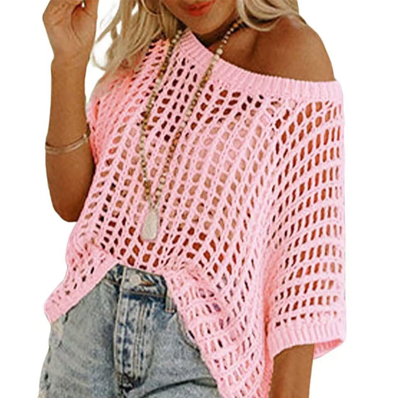 Women's Fishnet Short Sleeve T-Shirt