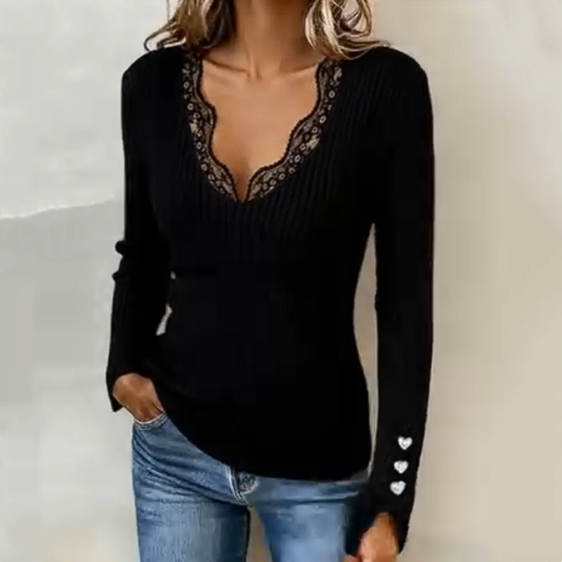 Women's Fitted Long Sleeve Top