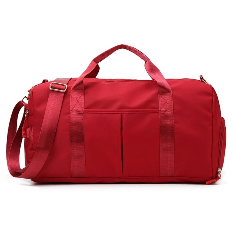 Women's Gym Bag with Shoe Compartment
