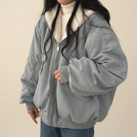 Women's Hooded Bomber Jacket