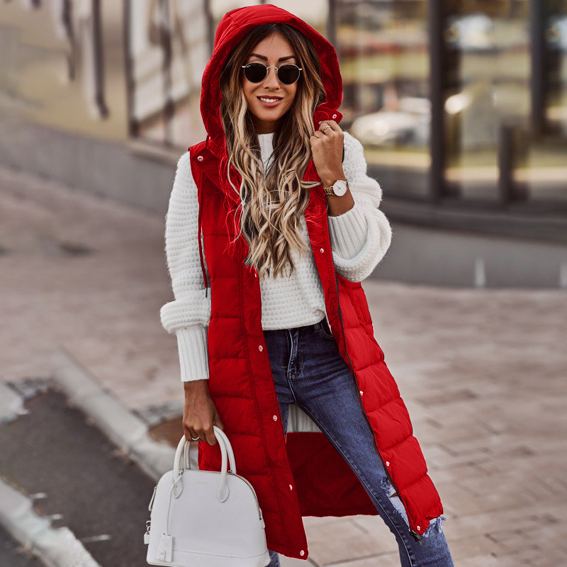 Women's Hooded Padded Vest