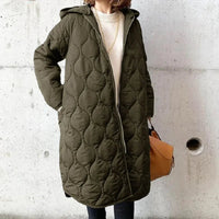 Women's Hooded Quilted Coat