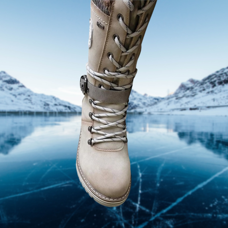 Women's Knee-High Lace-Up Boots