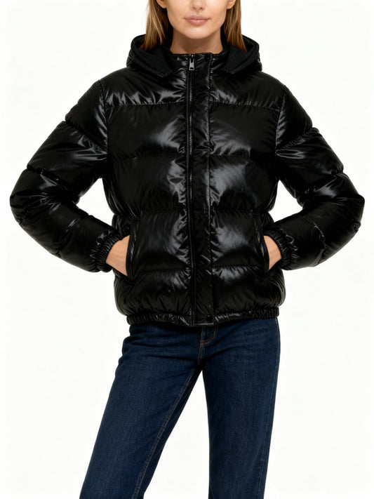 Women's Lightweight Shiny Quilted Jacket