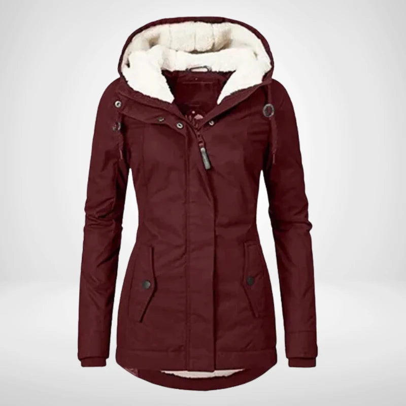 Women's Long Hooded Coat