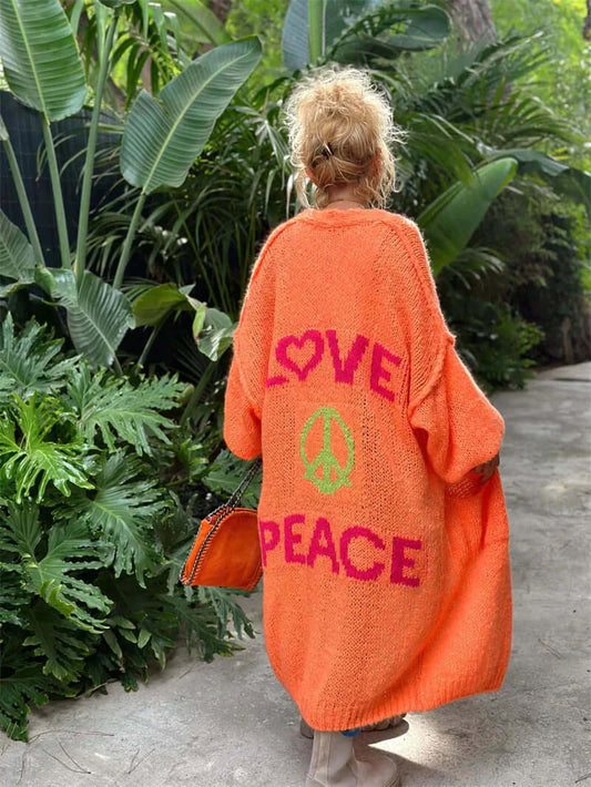 Women's Love & Peace Cardigan