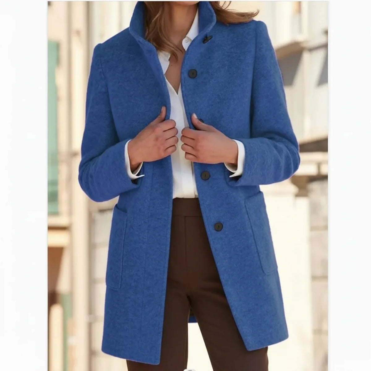 Women's Mid-Length Fall Winter Coat