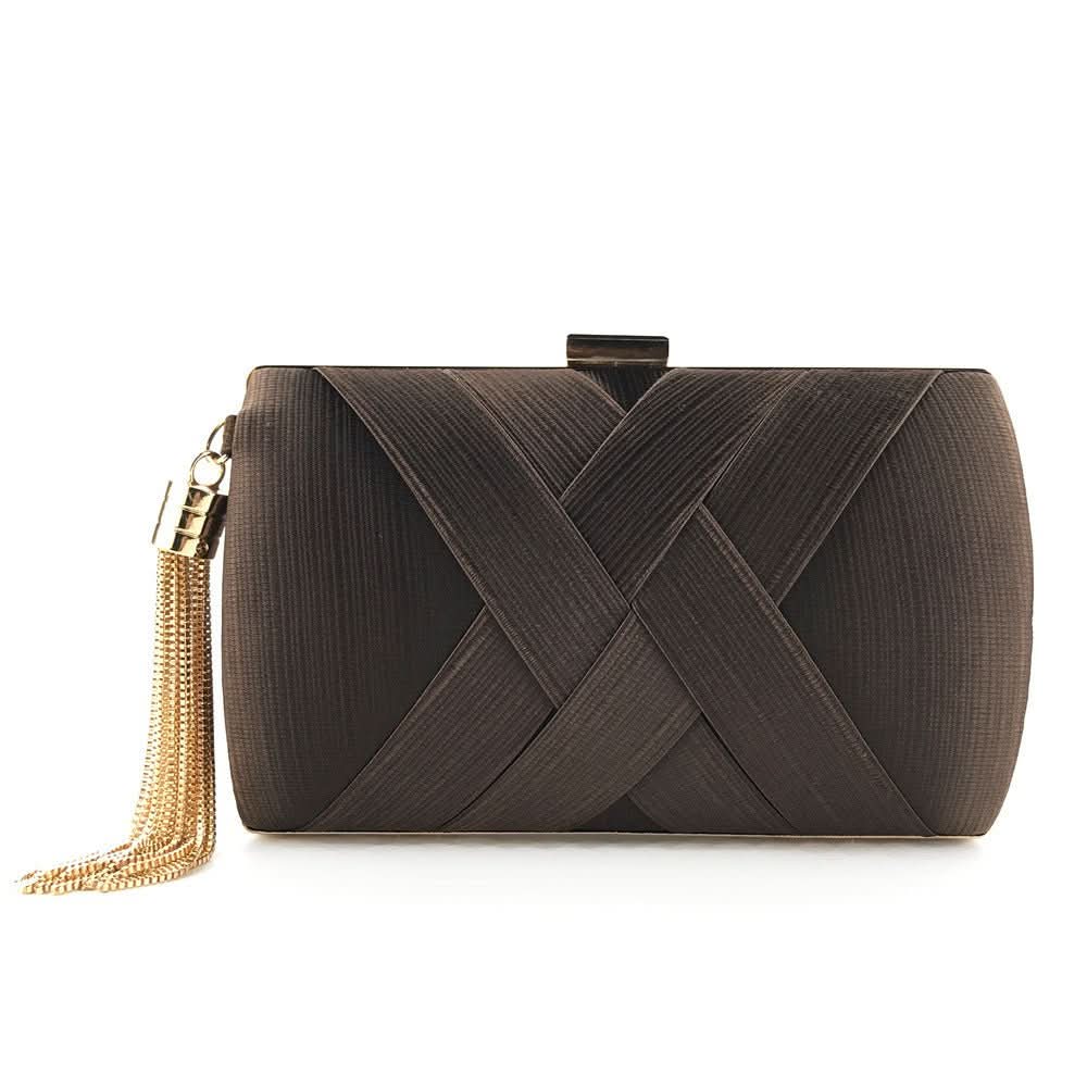 Women's Modern Evening Clutch with Tassel