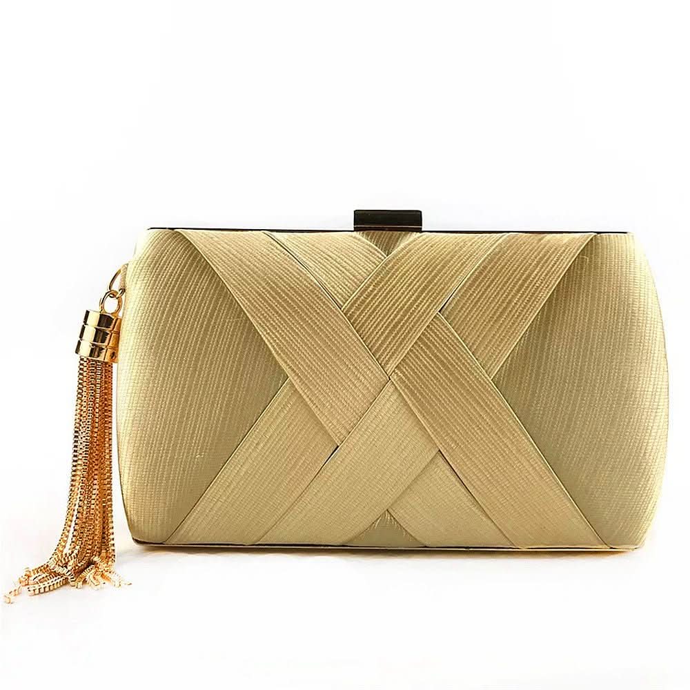 Women's Modern Evening Clutch with Tassel