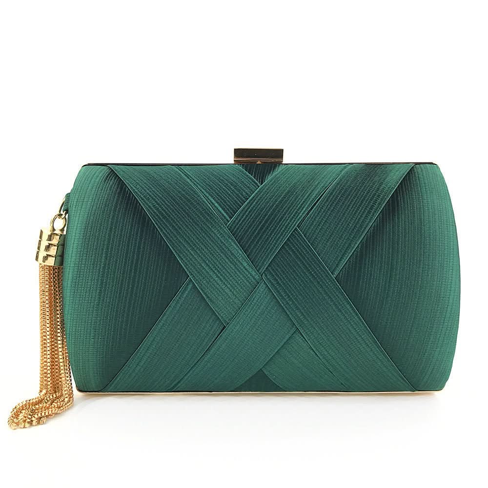 Women's Modern Evening Clutch with Tassel