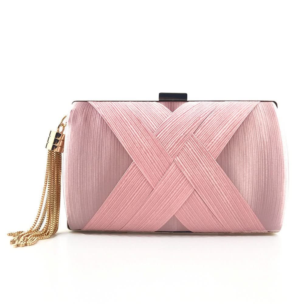 Women's Modern Evening Clutch with Tassel