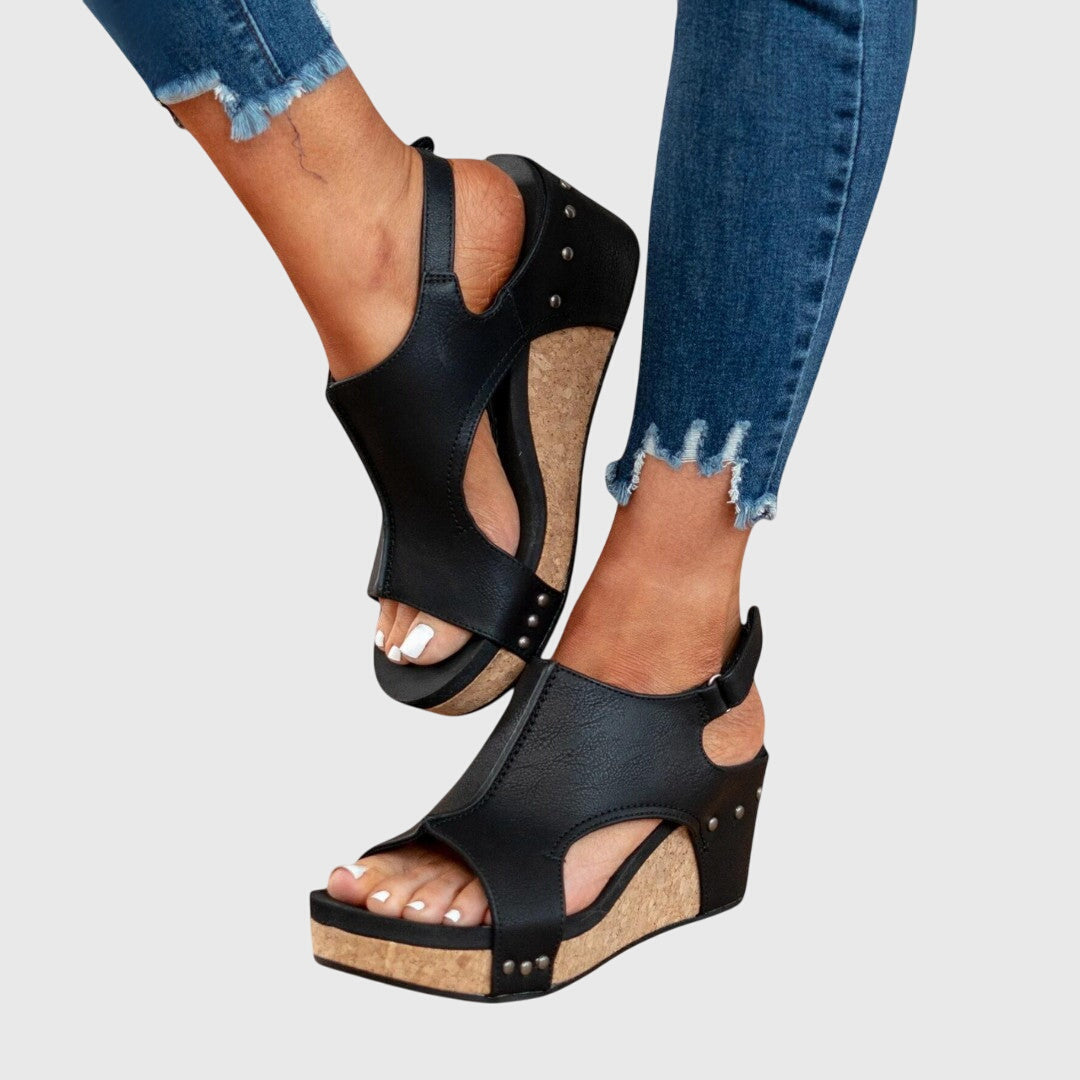 Women's Orthopedic Sandals with Cushioned Insole and Adjustable Buckle