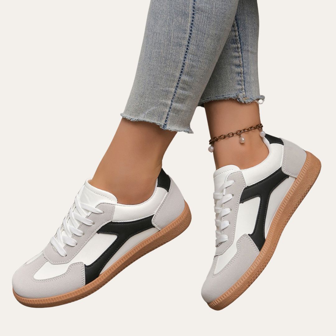 Women's Orthopedic Sneakers - Comfortable Casual Shoes with Arch Support, Soft Sole and Ergonomic Fit