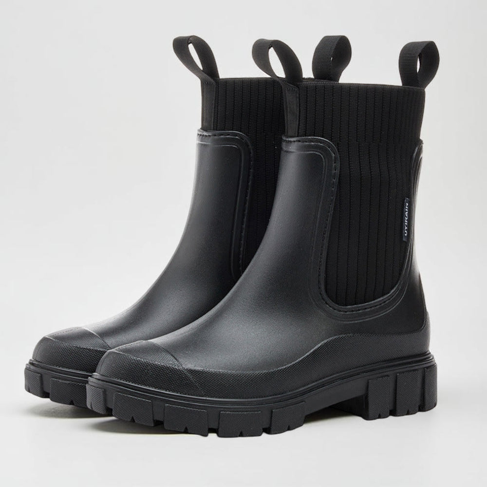 Women's Outdoor Style Chelsea Ankle Boots with Non-Slip Sole
