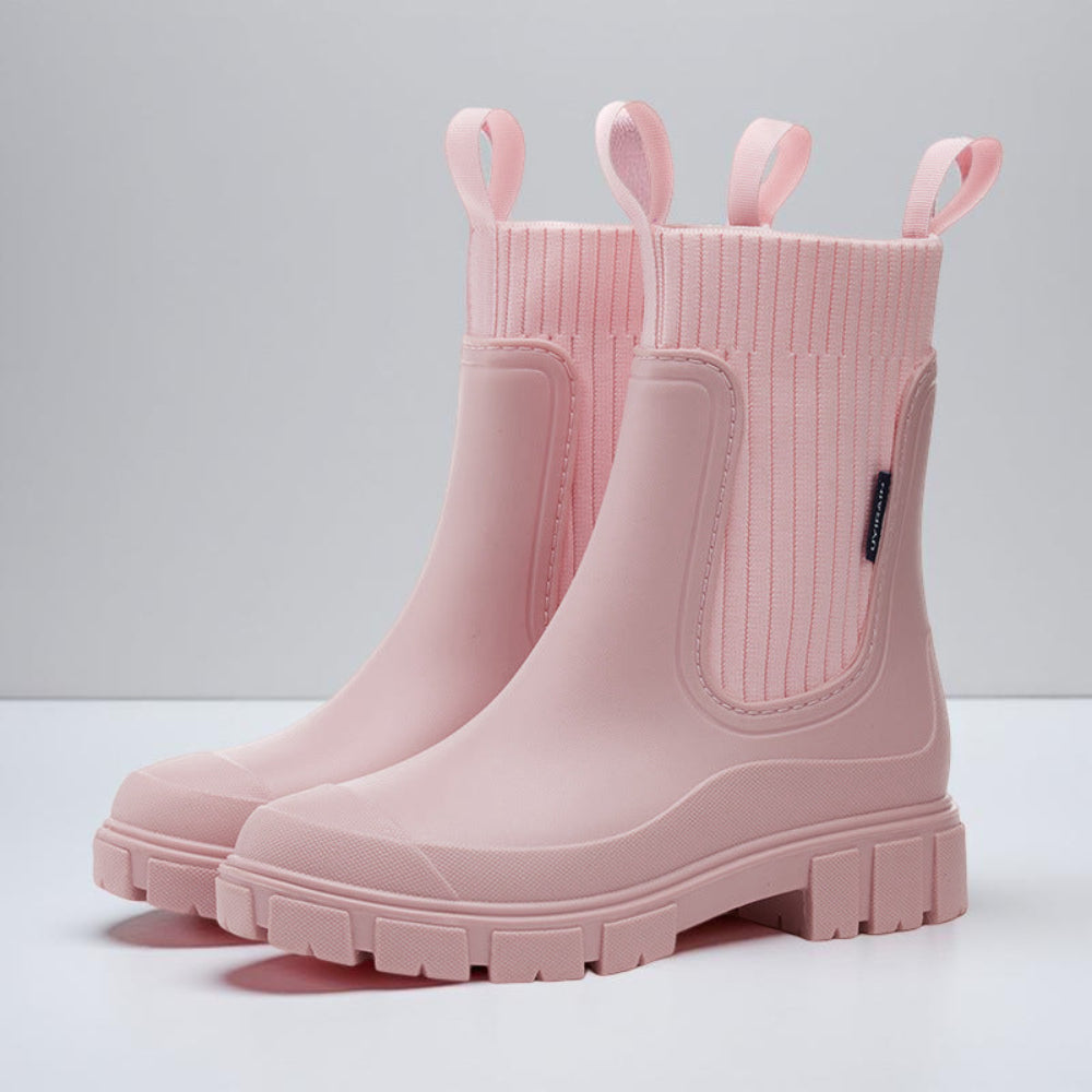 Women's Outdoor Style Chelsea Ankle Boots with Non-Slip Sole