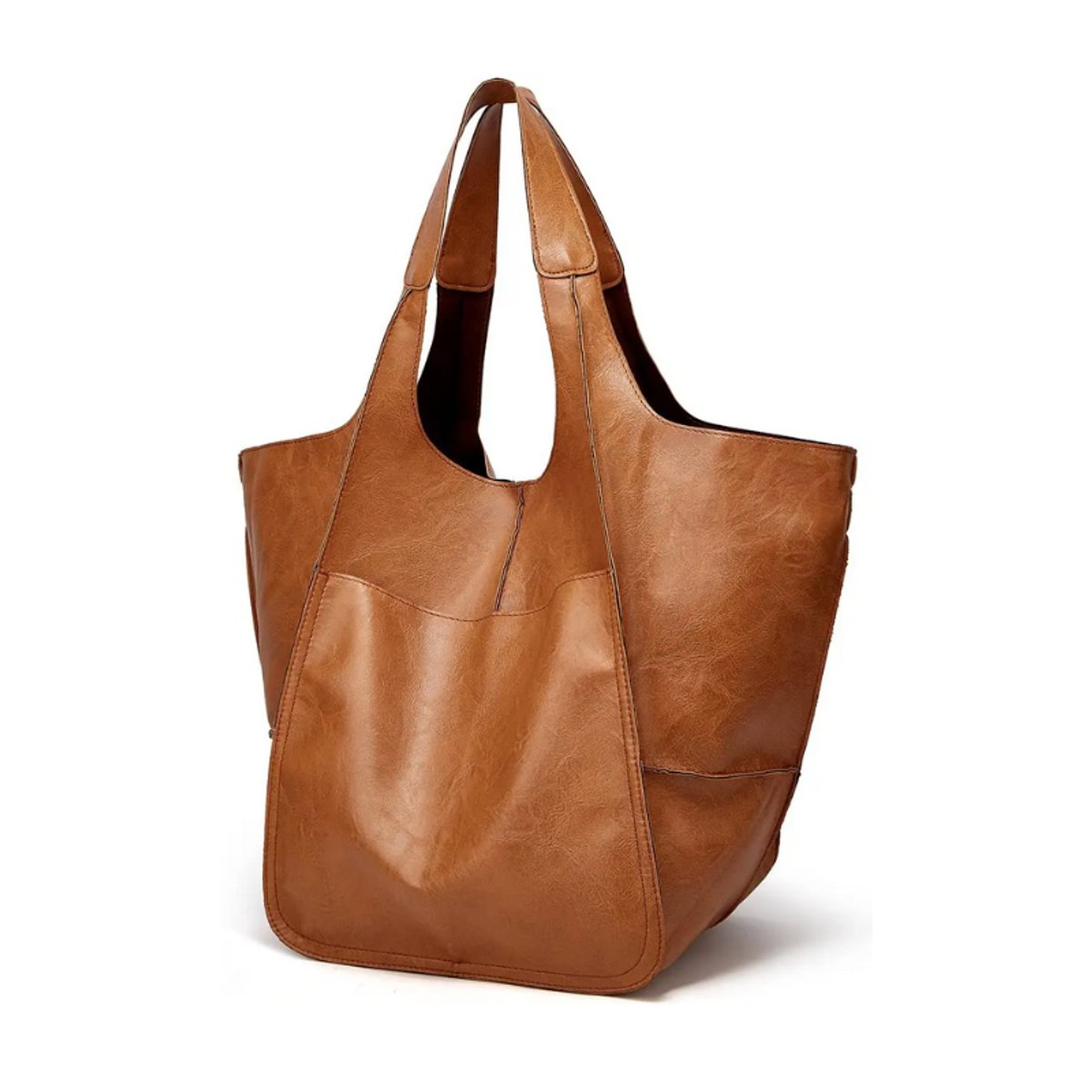 Women's Oversized Magnetic-Closure Tote Bag