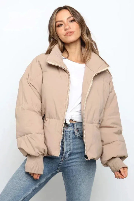 Women's Oversized Short Puffer Jacket