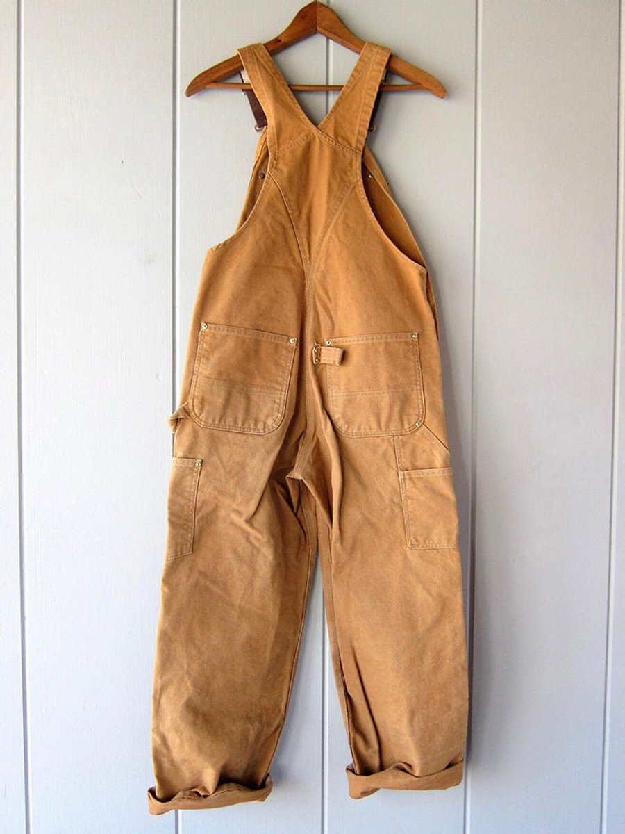 Women's Relaxed-Fit Adjustable-Strap Bib Overalls