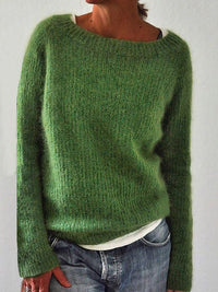 Women's Relaxed Fit Long-Sleeve Sweater