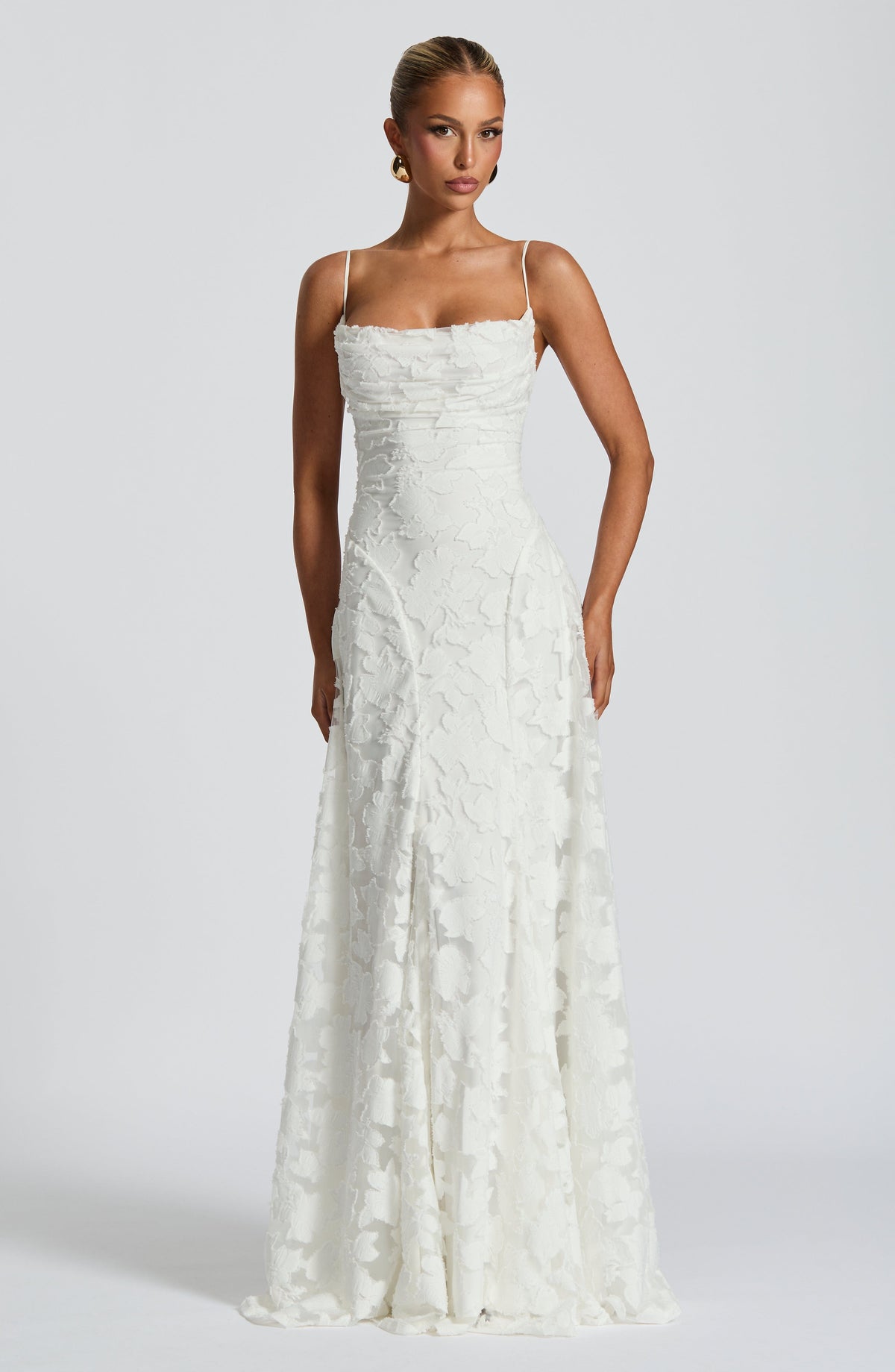 Women's Spaghetti Strap A-Line Maxi Dress