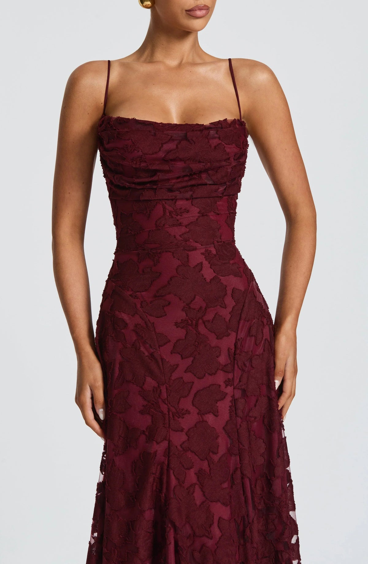 Women's Spaghetti Strap A-Line Maxi Dress