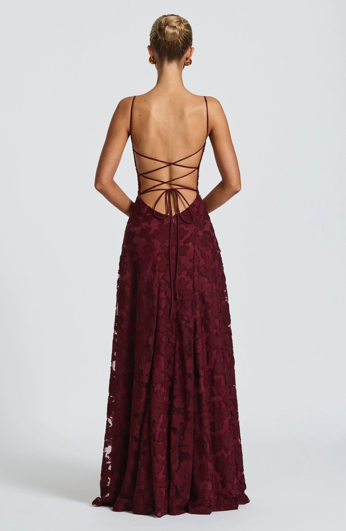 Women's Spaghetti Strap A-Line Maxi Dress