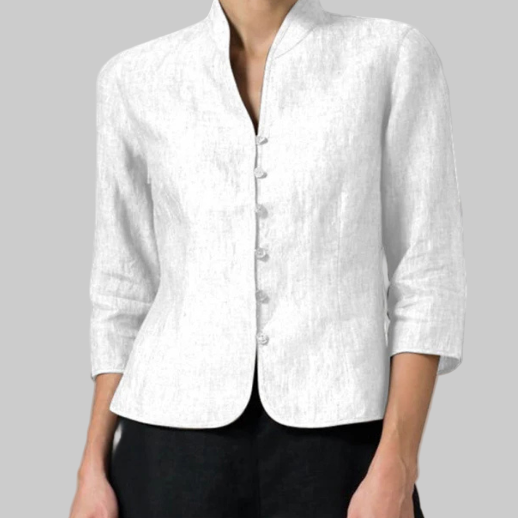 Women’s Stand-Collar Blouse