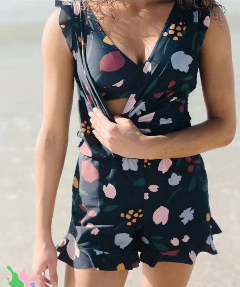 Women's Swimsuit with Built-in Bra