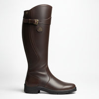 Women's Tall Equestrian Riding Boots with Arch Support and Adjustable Fit
