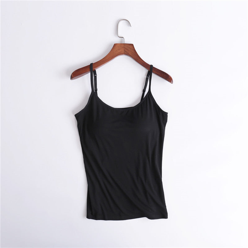 Women's Tank Top with Built-In Bra